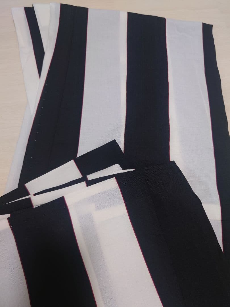 ふりふ きもの道楽・太縞 単衣 浴衣