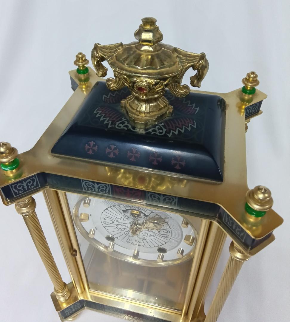 Nマーク　置時計　振り子時計　アンティーク　　/　079