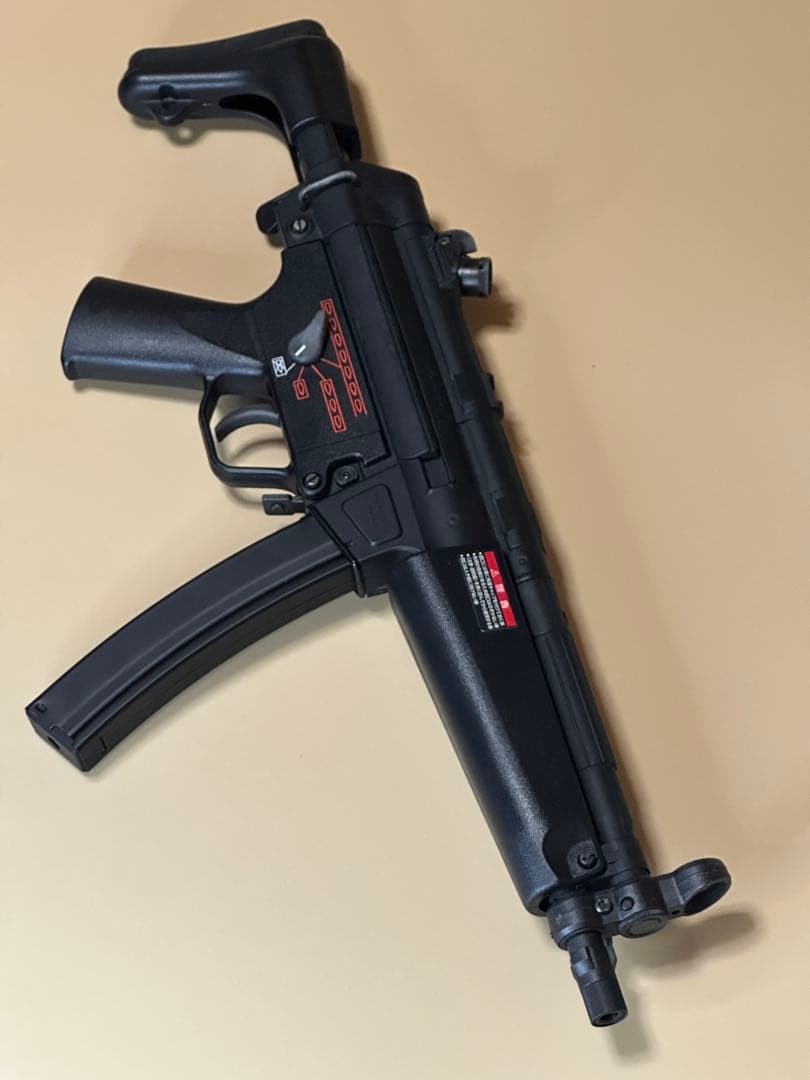 【ジーク様】東京マルイMP5J 取説/箱/バッテリー/充電器/多弾数マガジンx2