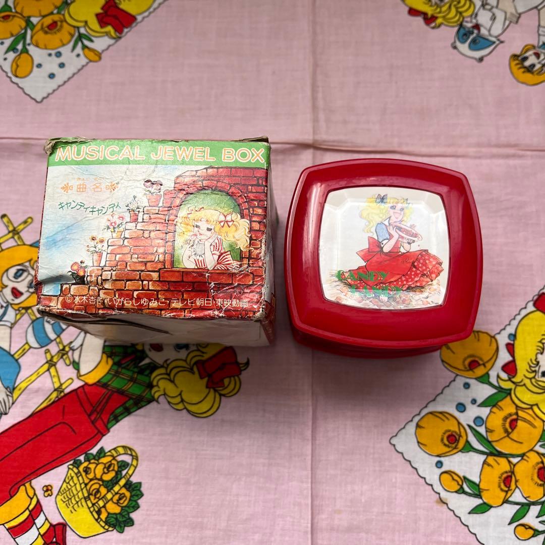 キャンディキャンディ　オルゴール　かく型