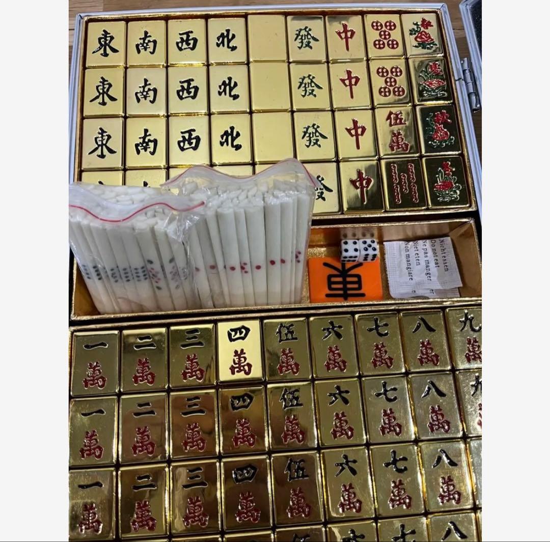 市川屋　麻雀牌　ゴールド牌M18