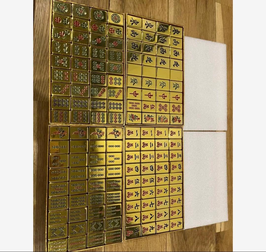 市川屋　麻雀牌　ゴールド牌M18