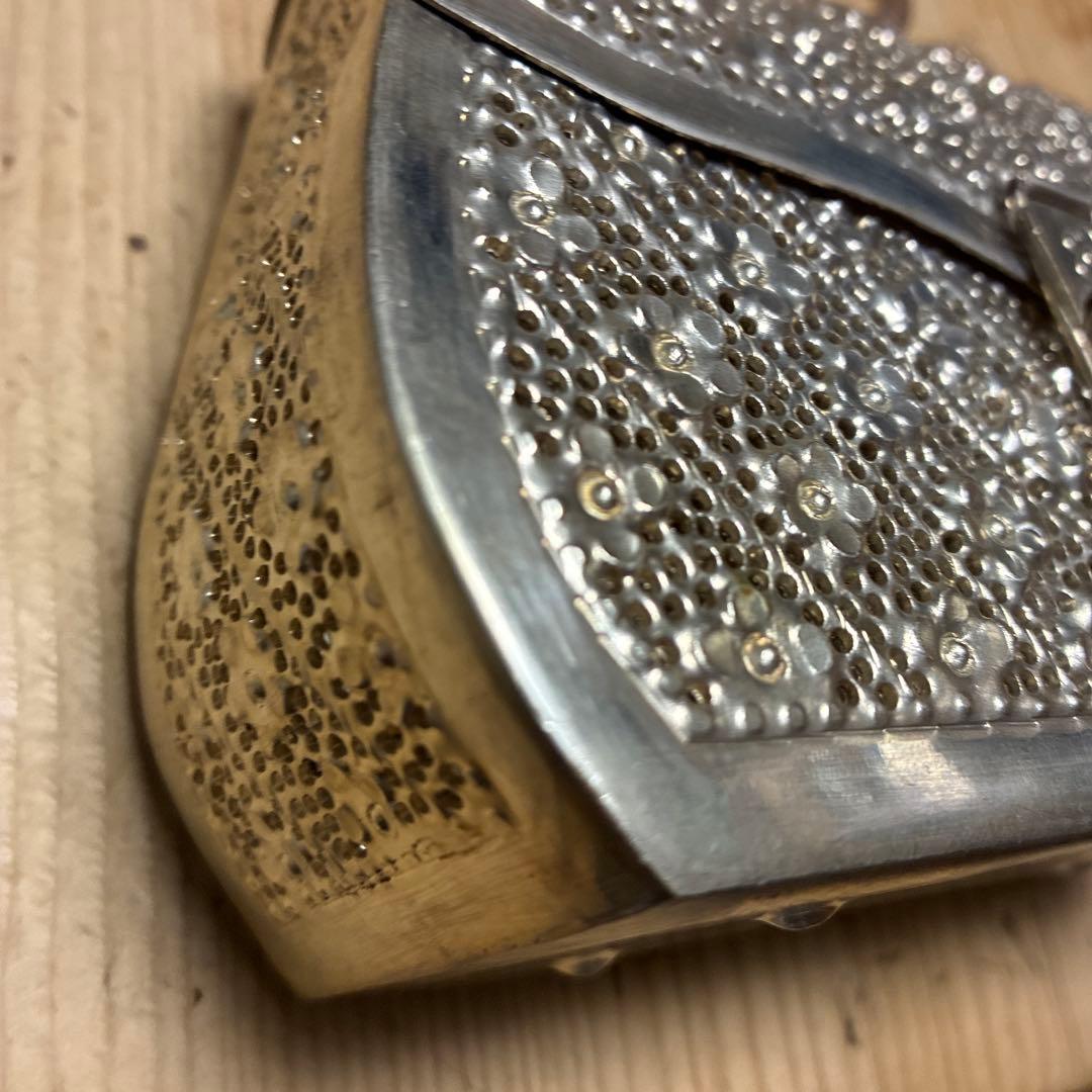 ビンテージ　銀細工　バック