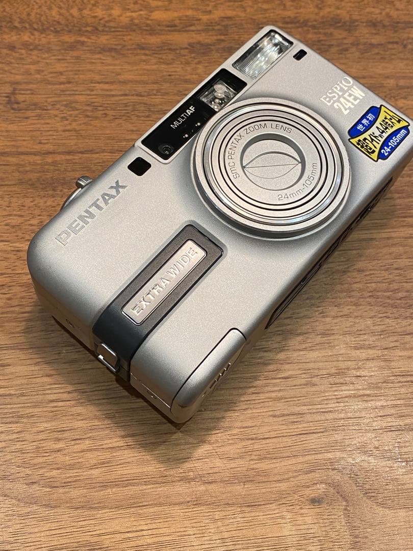 PENTAX ESPIO 24EW シルバー コンパクトフィルムカメラ　動作品