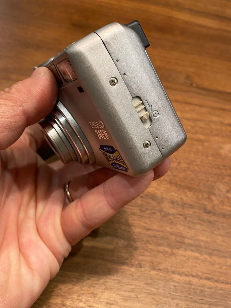 PENTAX ESPIO 24EW シルバー コンパクトフィルムカメラ　動作品