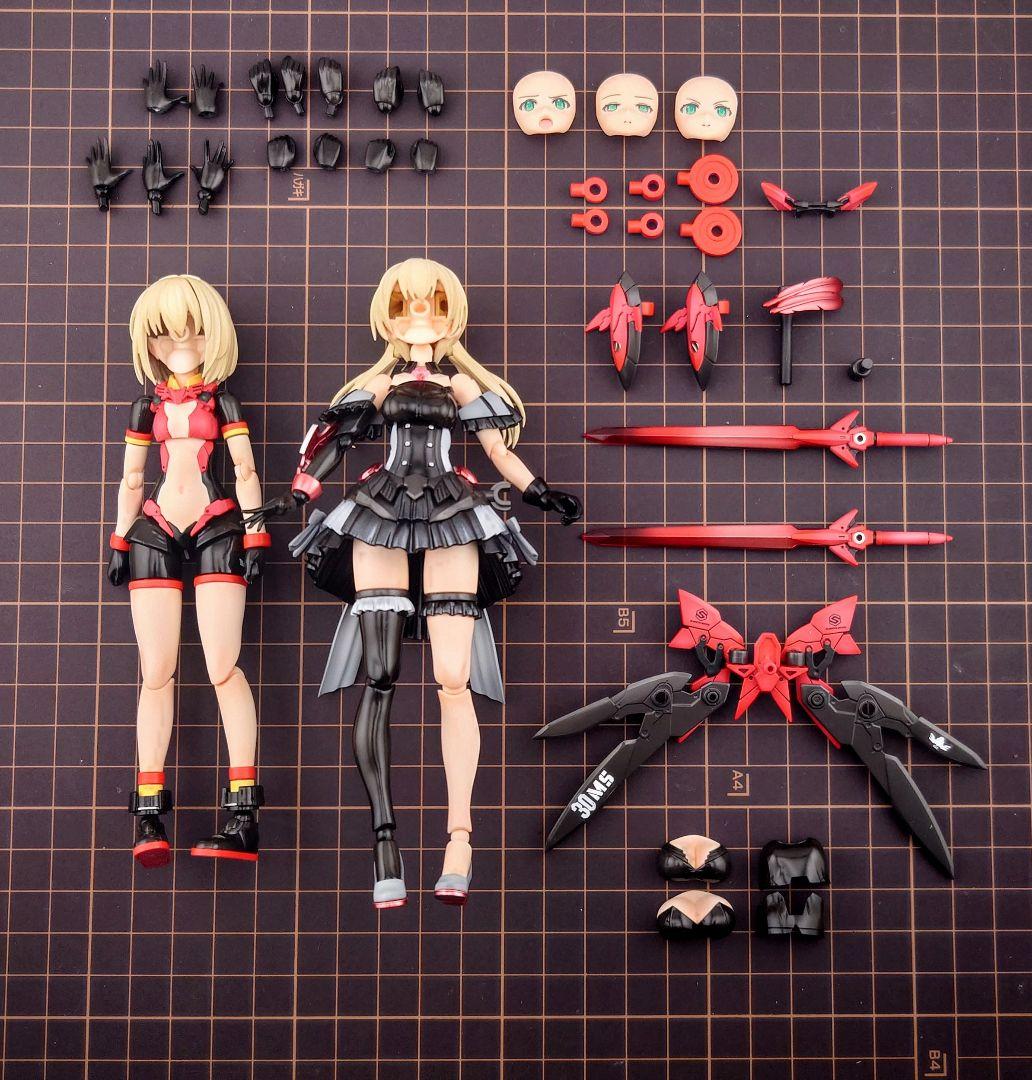 ト*ム様 30MS　ティアーシャ＆アルファシスターズファンタズム3　全塗装完成品