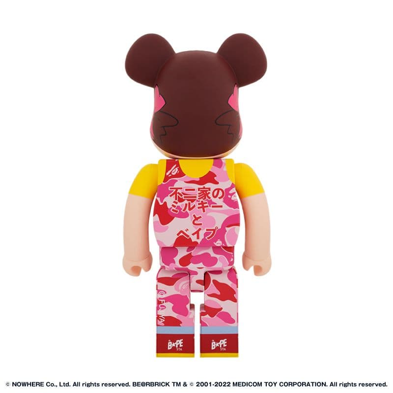 ベアブリック　BE＠RBRICK　BAPE® × ペコちゃん1000%