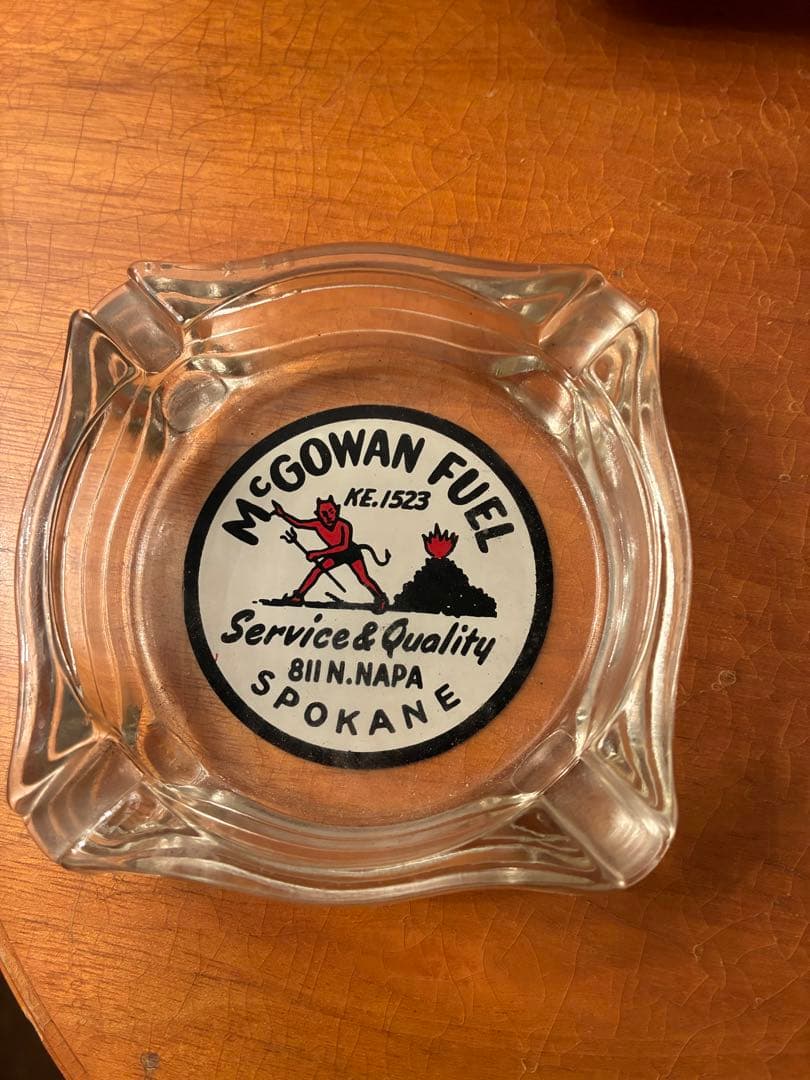 ビンテージ50s デビル　悪魔　レッドデビル　アドバタイジング　灰皿　レトロ