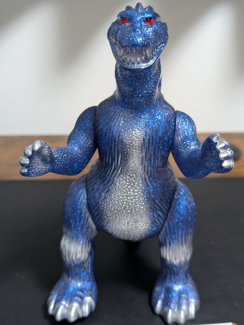 ゴジラ ソフビ マルサン Godzilla 1955 Blue Glitter
