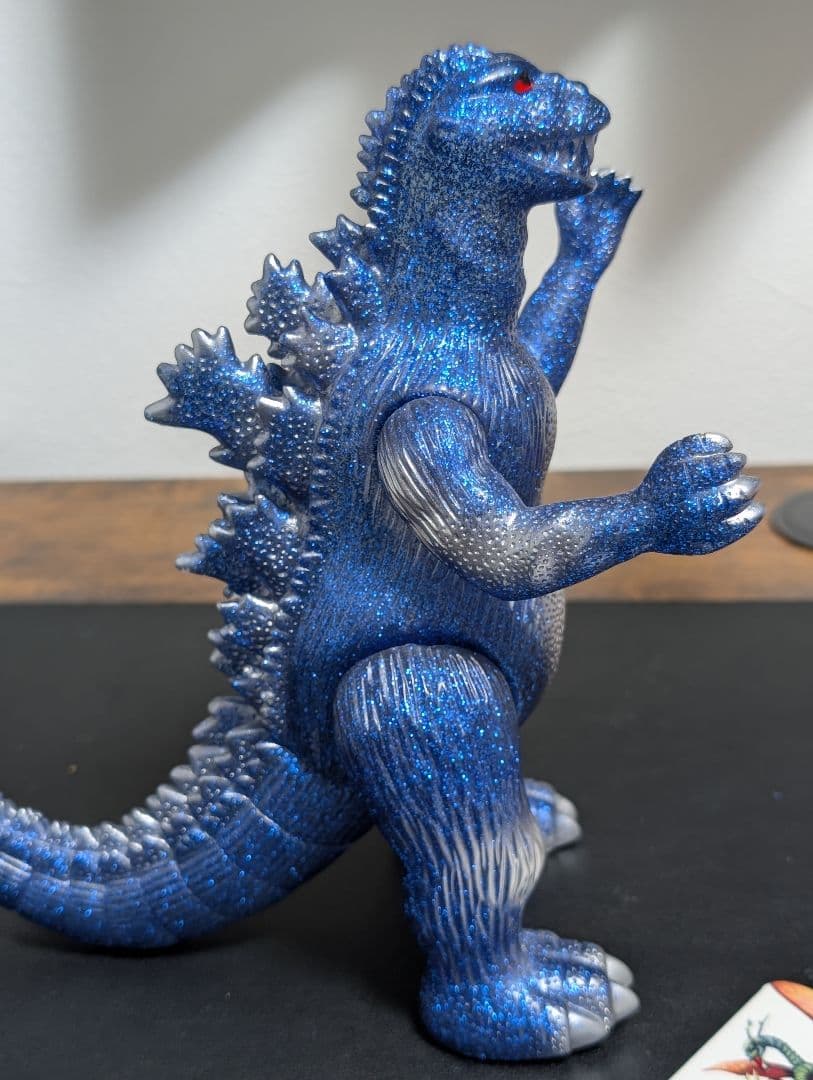 ゴジラ ソフビ マルサン Godzilla 1955 Blue Glitter