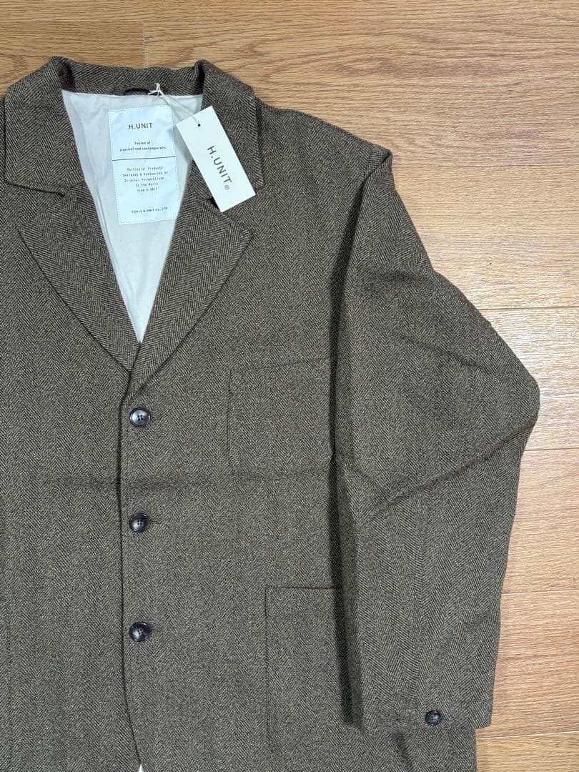 新品未使用 H.UNIT TECH TWEED HBT JACKET