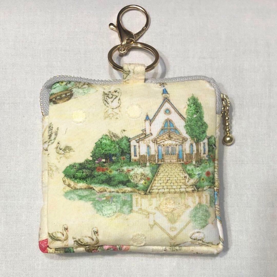 1775.ハンドメイド　スクエア型ショルダーポーチ　フランシュリッペ