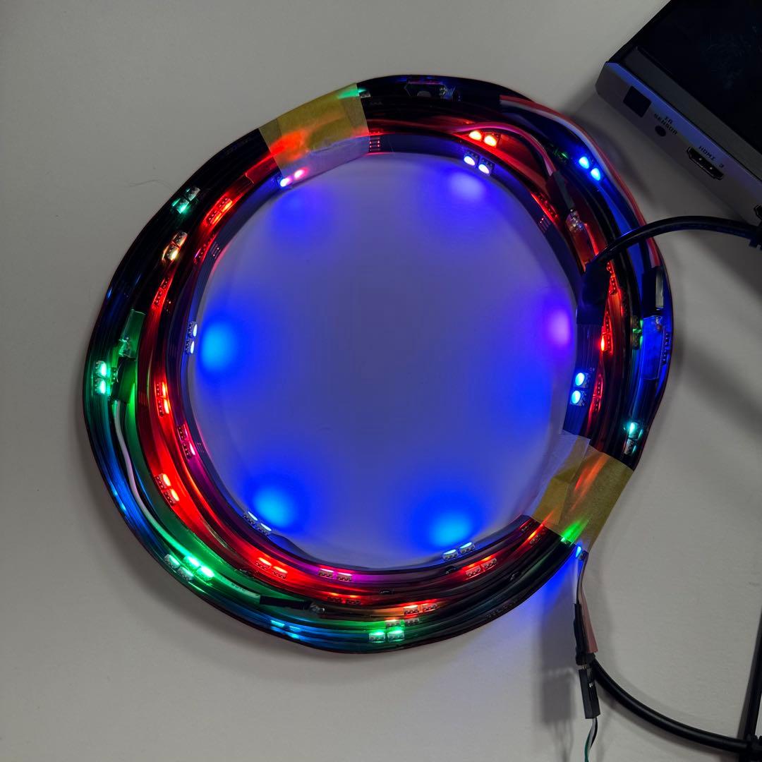 HDFury 4K Diva と Diva用ライトリボン（65インチ）