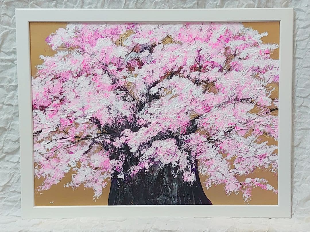 油絵 絵画【サクラ】