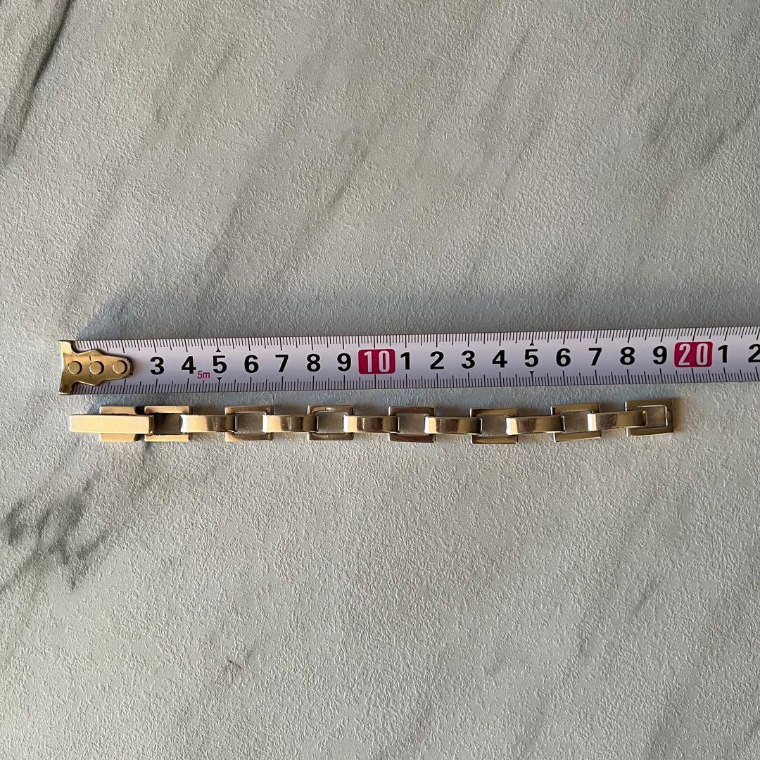 OLD　GUCCI スクエア　コンビ　ブレスレット　ヴィンテージ　vintage