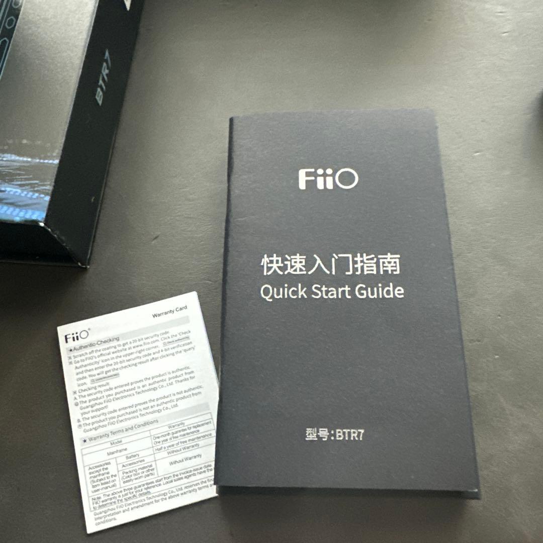 美品　FiiO BTR7 bluetooth レシーバー USB DAC