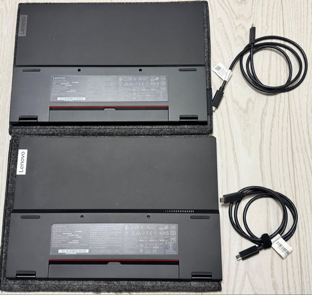 LenovoThinkVision M14d 2台セット