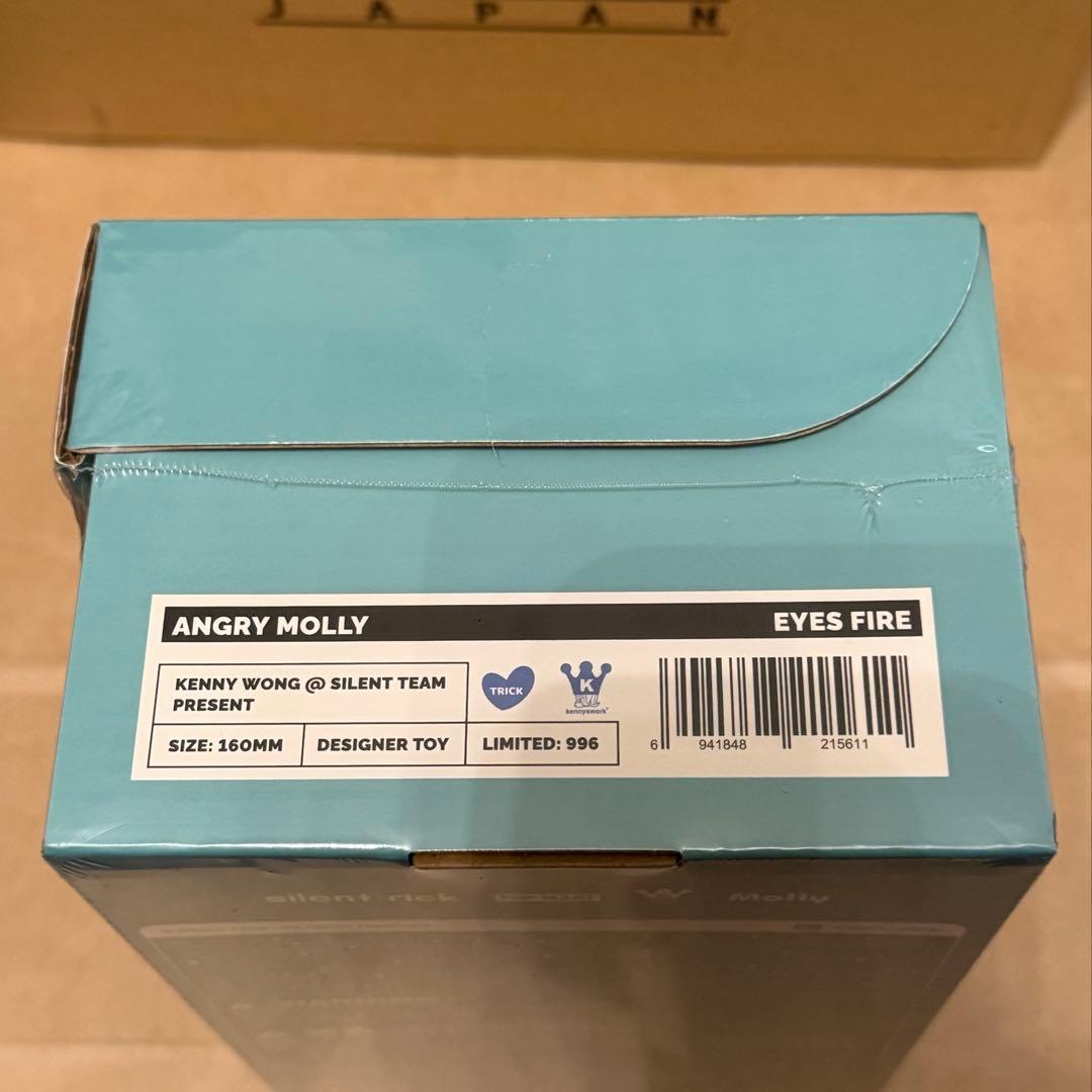 限定996体 POPMART Angry Molly-Eyes Fire