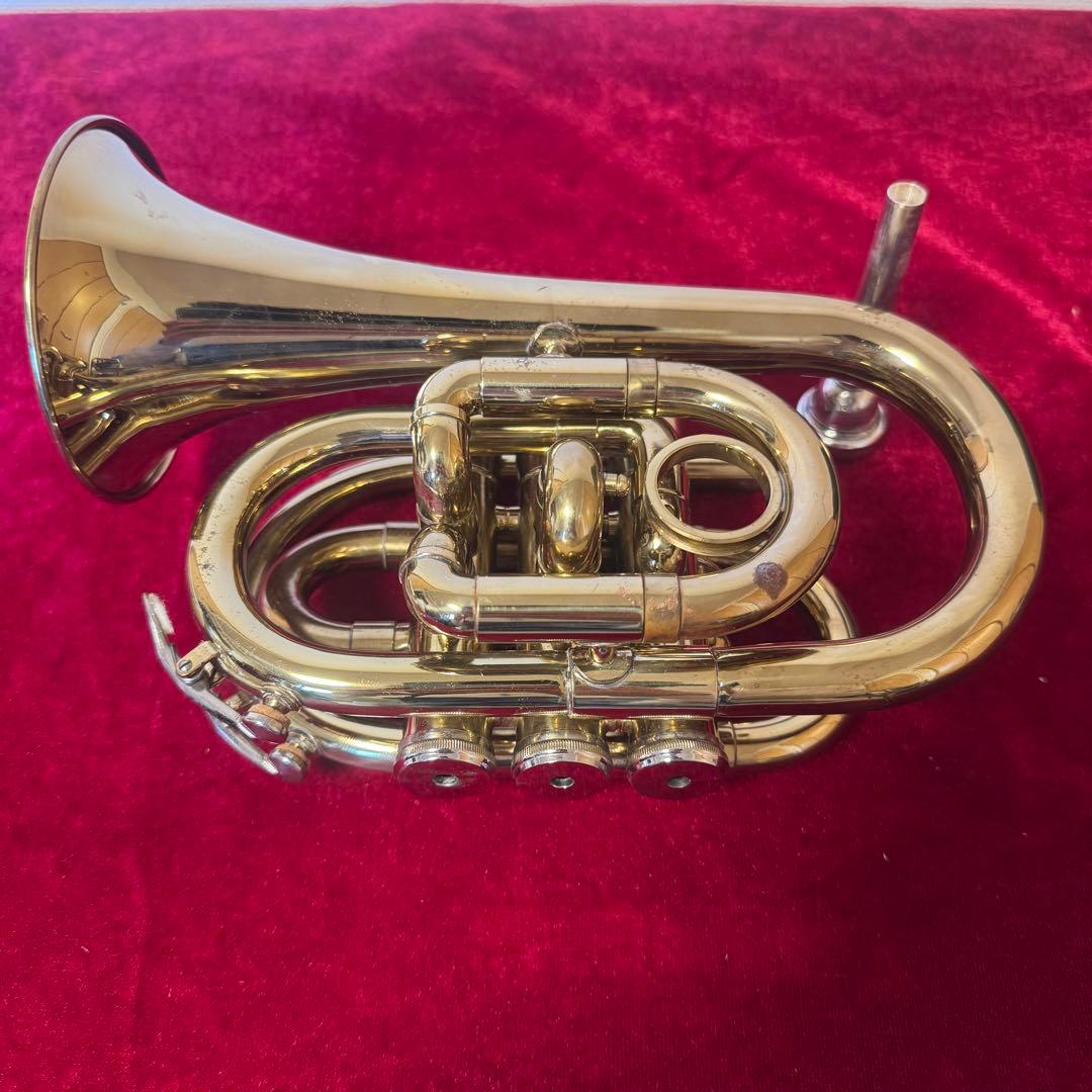 J.Michael ジェーマイケル ポケットトランペット 金管楽器 音出し確認済