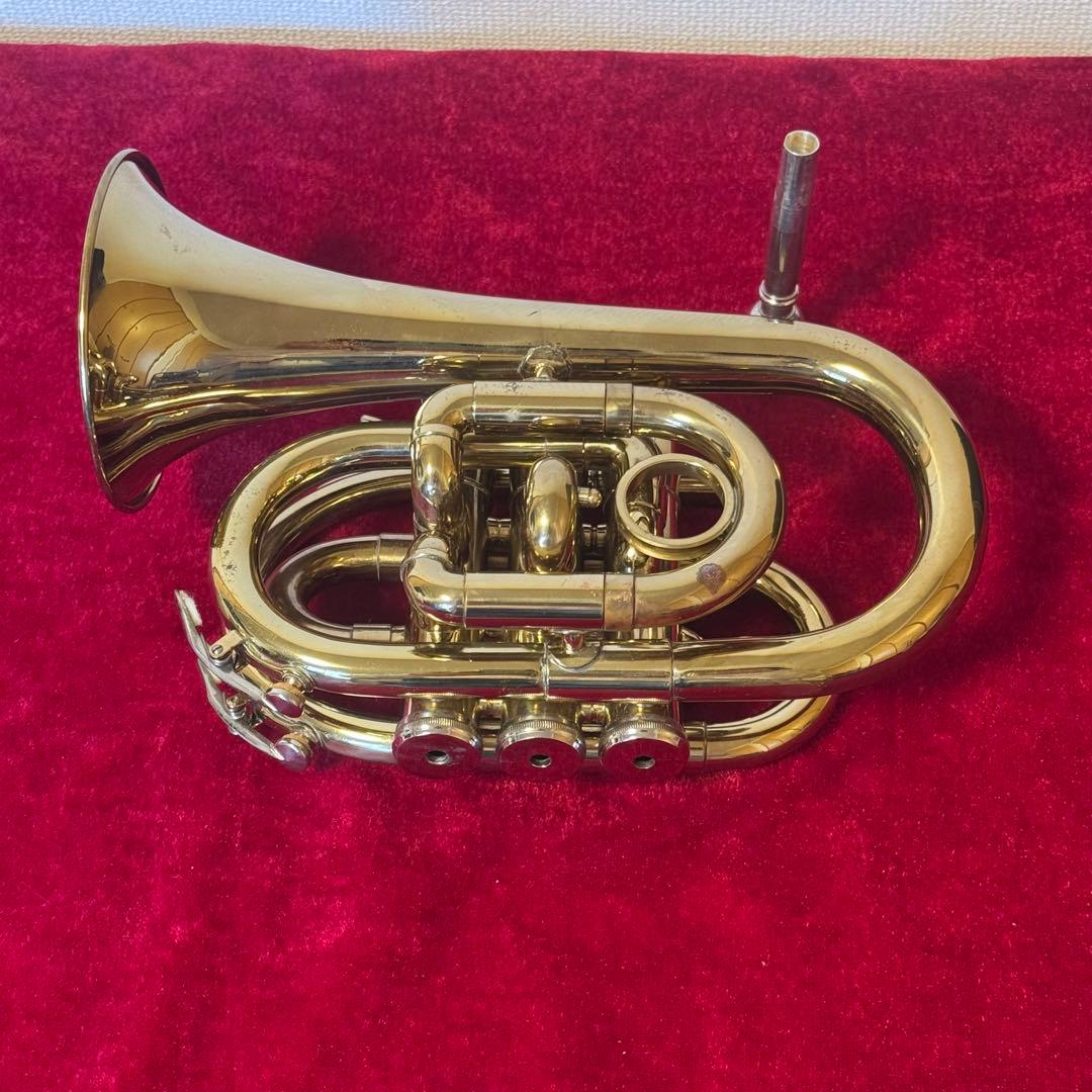 J.Michael ジェーマイケル ポケットトランペット 金管楽器 音出し確認済