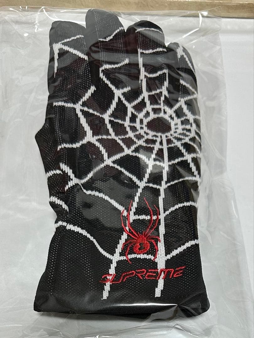 24fw Supreme SPYDER スパイダー ネット グローブ　L
