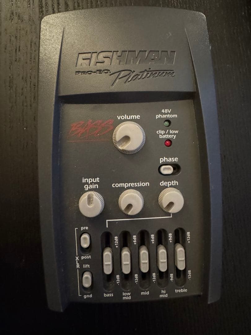 FISHMAN Pro-EQ Platinum 【ベース用プリアンプ】