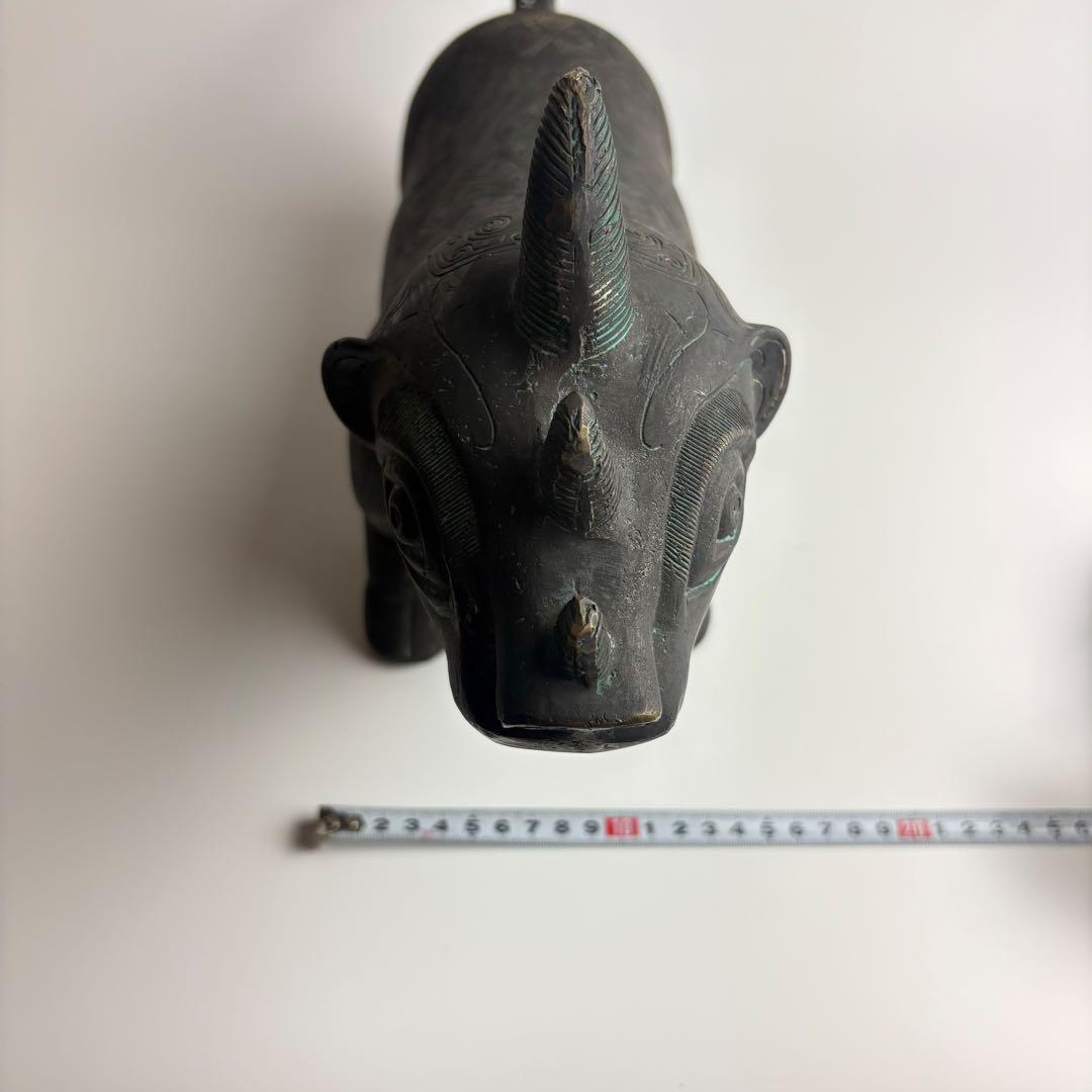 青銅器 青銅 神獣 中国 置物