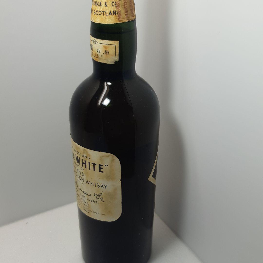 宮田　BLACK&WHITE　ブラック&ホワイト　雑酒　特級　1953年