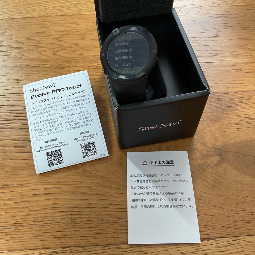 Shot Navi(ショットナビ) Evolve PRO Touch ブラック