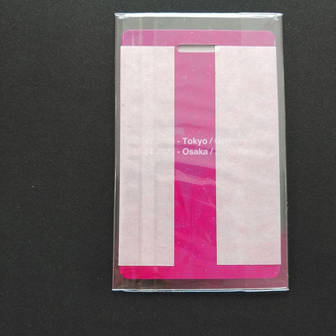 鬼束ちひろ 【直筆サイン】20周年コンサート スタッフパス　限定30枚限定貴重品