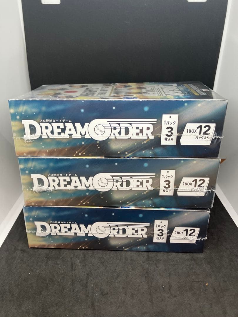 新品 DREAM ORDER プレミアムブースター 侍ジャパン 3boxセット