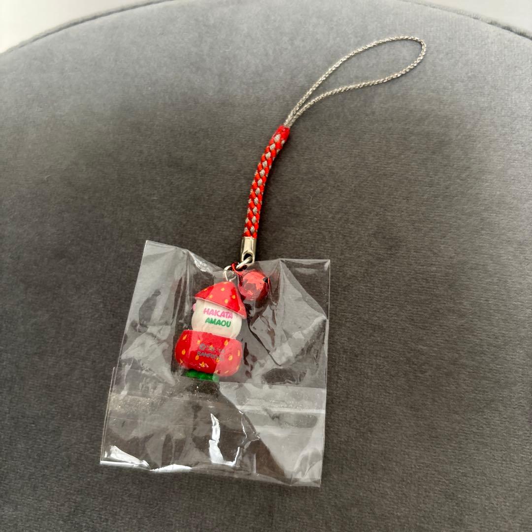 博多あまおうキティ 根付け ご当地キティ レアデザイン 苺 いちご