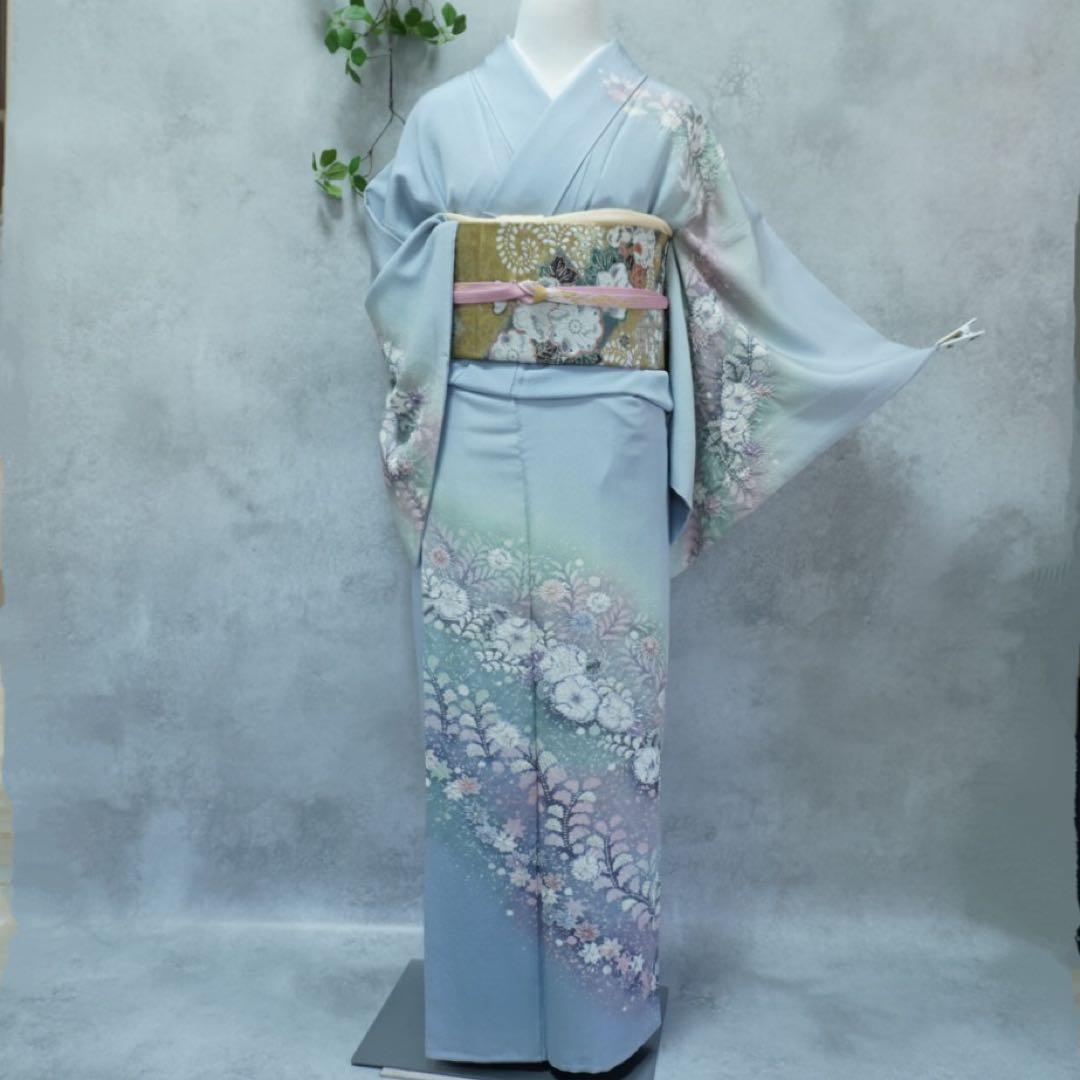 ⭐︎たて⭐︎訪問着フルセット　271▪︎正絹　卒業式　入学式　お宮参り