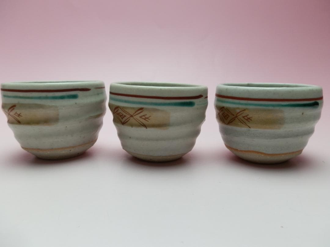 徳田正彦（人間国宝 三代徳田八十吉) 徳利 盃 酒器揃い 71215