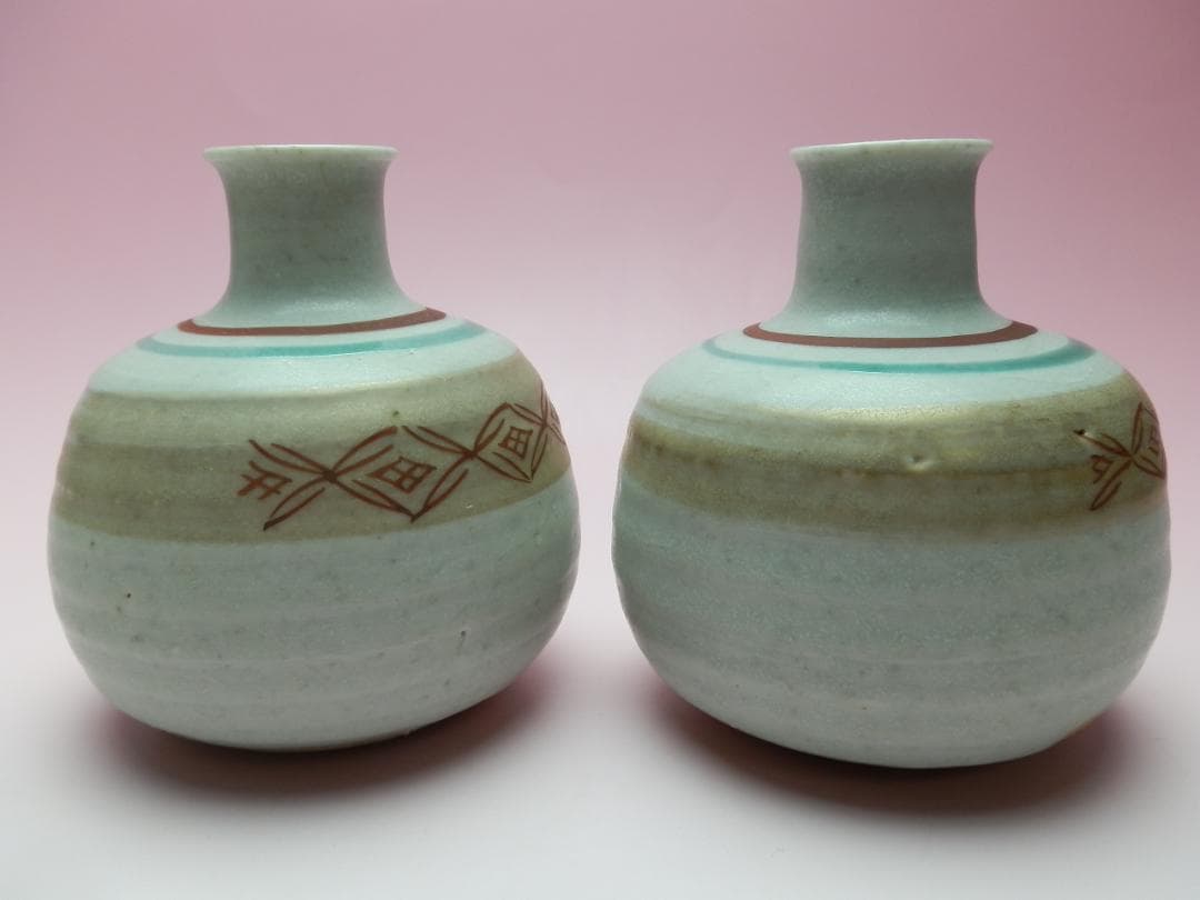 徳田正彦（人間国宝 三代徳田八十吉) 徳利 盃 酒器揃い 71215