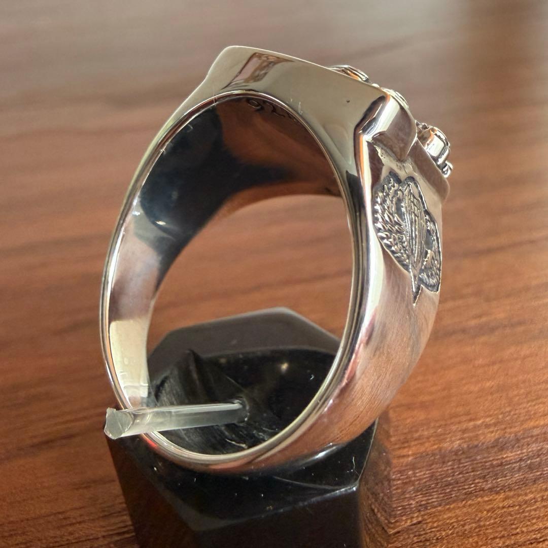 シルバー925無垢【新品】第101空挺師団　US ARMY カレッジリング 本物