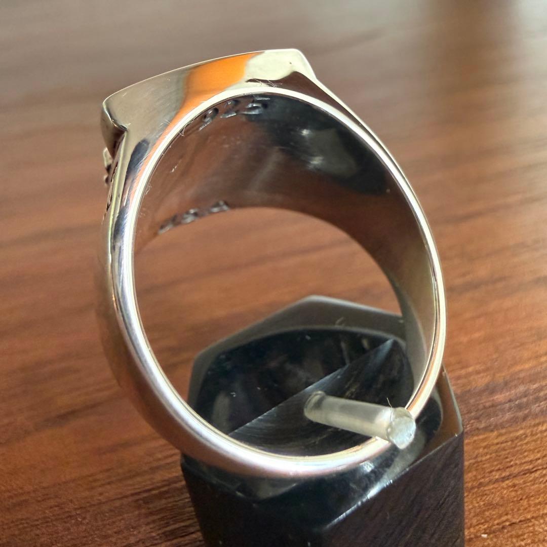 シルバー925無垢【新品】第101空挺師団　US ARMY カレッジリング 本物