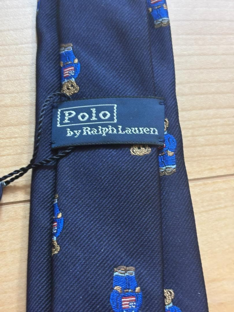 2025ラルフローレン　ポロベア　ボーイス8－20サイズ　ネクタイ　イタリア製