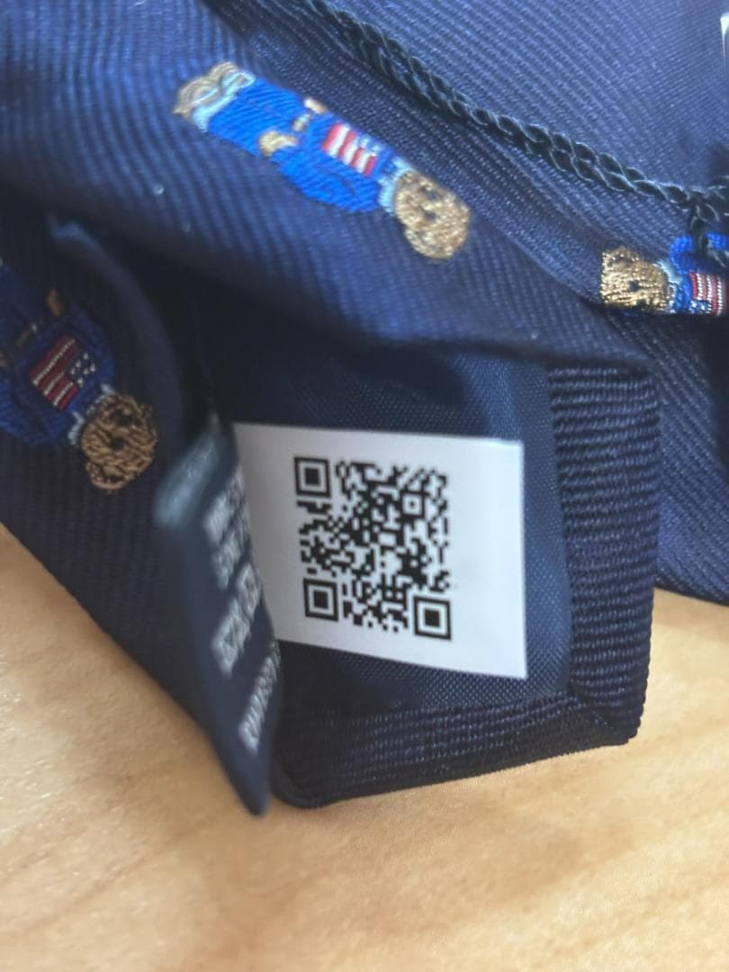 2025ラルフローレン　ポロベア　ボーイス8－20サイズ　ネクタイ　イタリア製