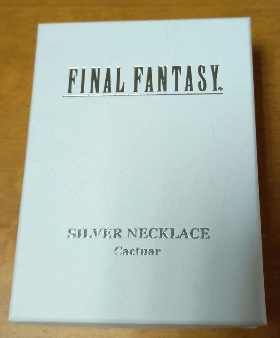 FINAL FANTASY　サボテンダー　シルバーネックレス