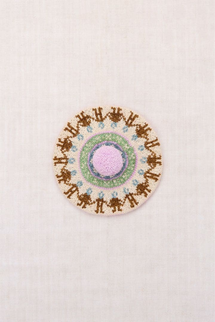 apolina misha and puff コラボ　ベレー帽　ニット帽