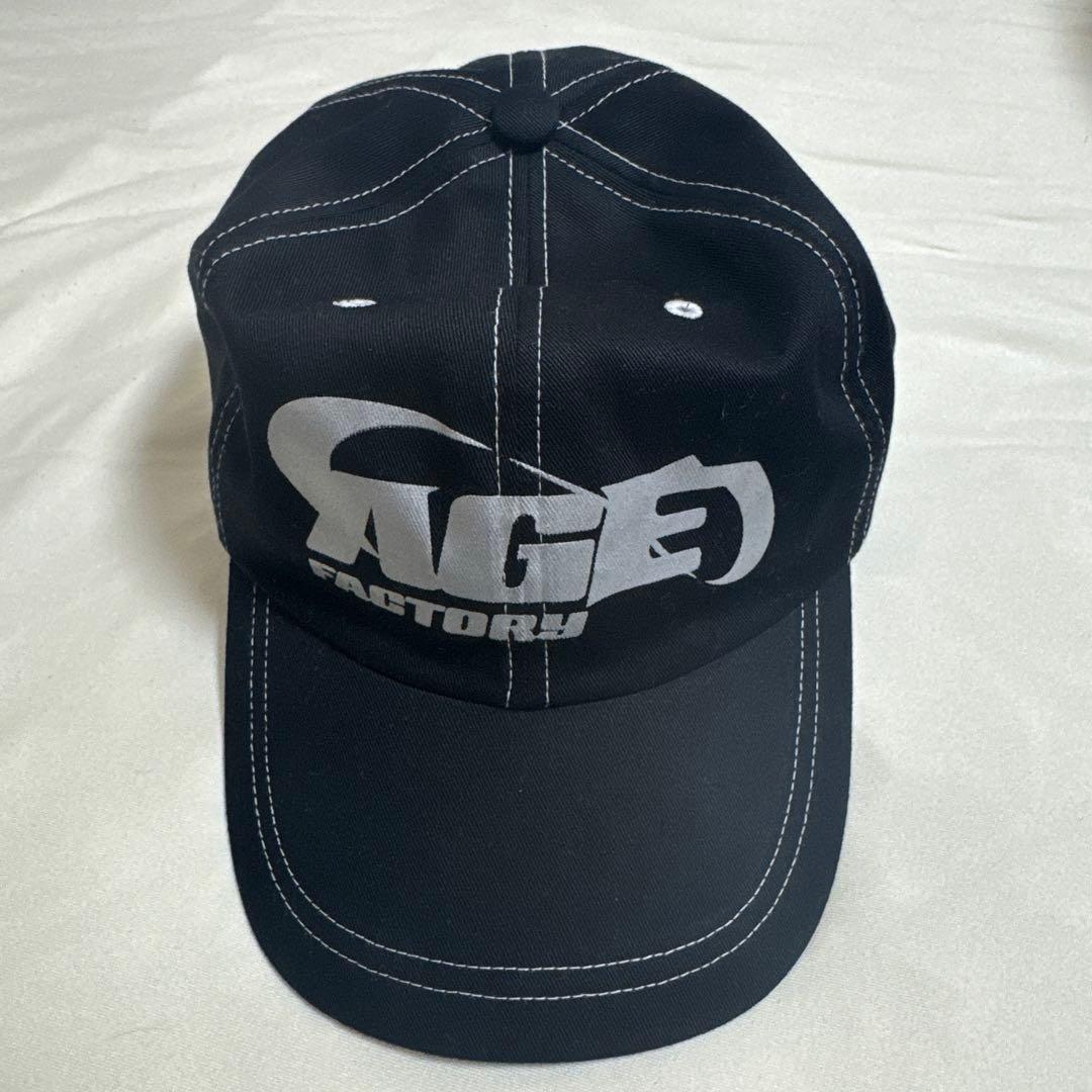 Age Factory コットンキャップ 黒