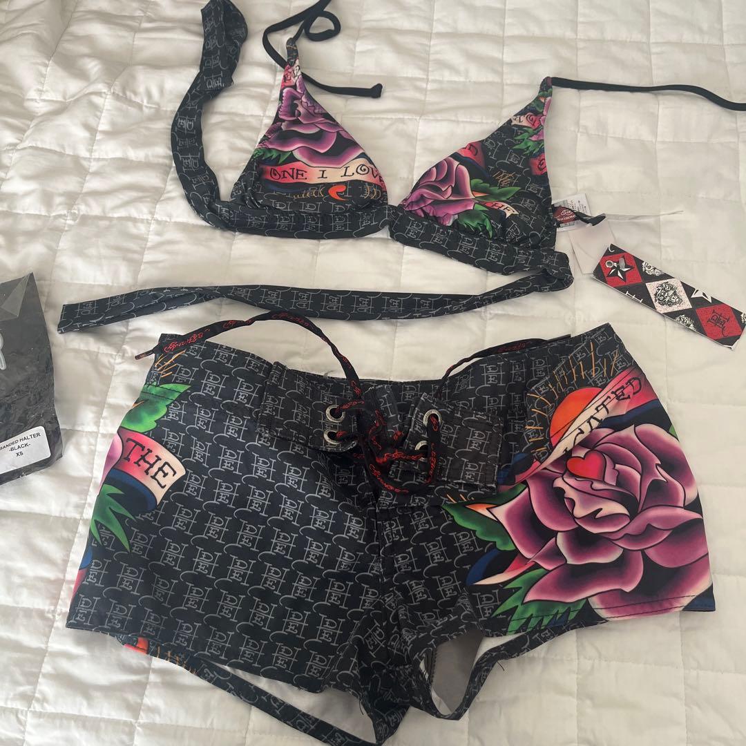 Ed Hardy 水着上下セットXS