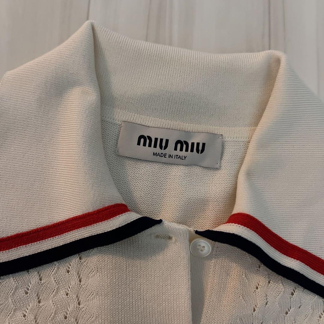 J-HOPE 着用　MIUMIU ミュウミュウ ニット 半袖 ポロシャツ