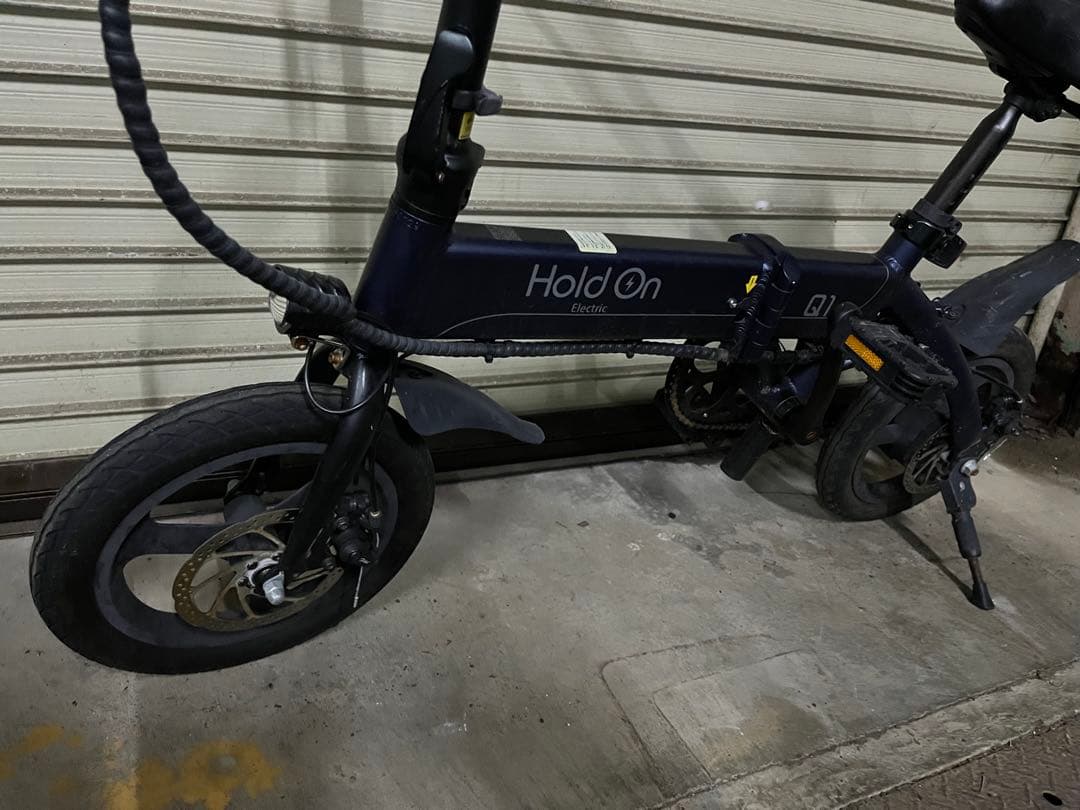 未整備　電動アシスト　HOLD ON Q1 14インチ　折り畳み自転車
