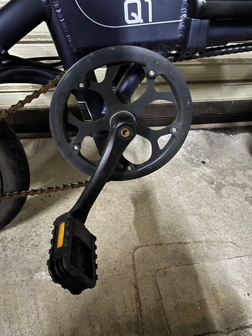 未整備　電動アシスト　HOLD ON Q1 14インチ　折り畳み自転車