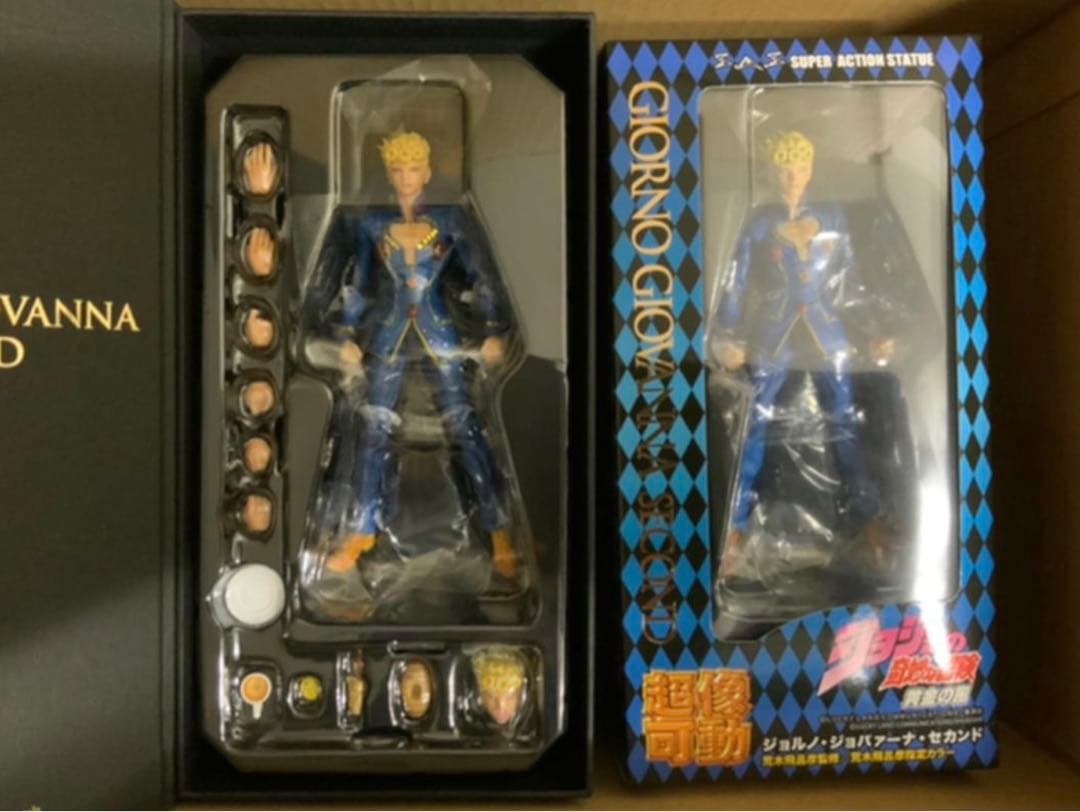 【新品未使用】超像可動◆ジョルノジョバーナ・スワロフスキー版＆セカンド◆ジョジョ