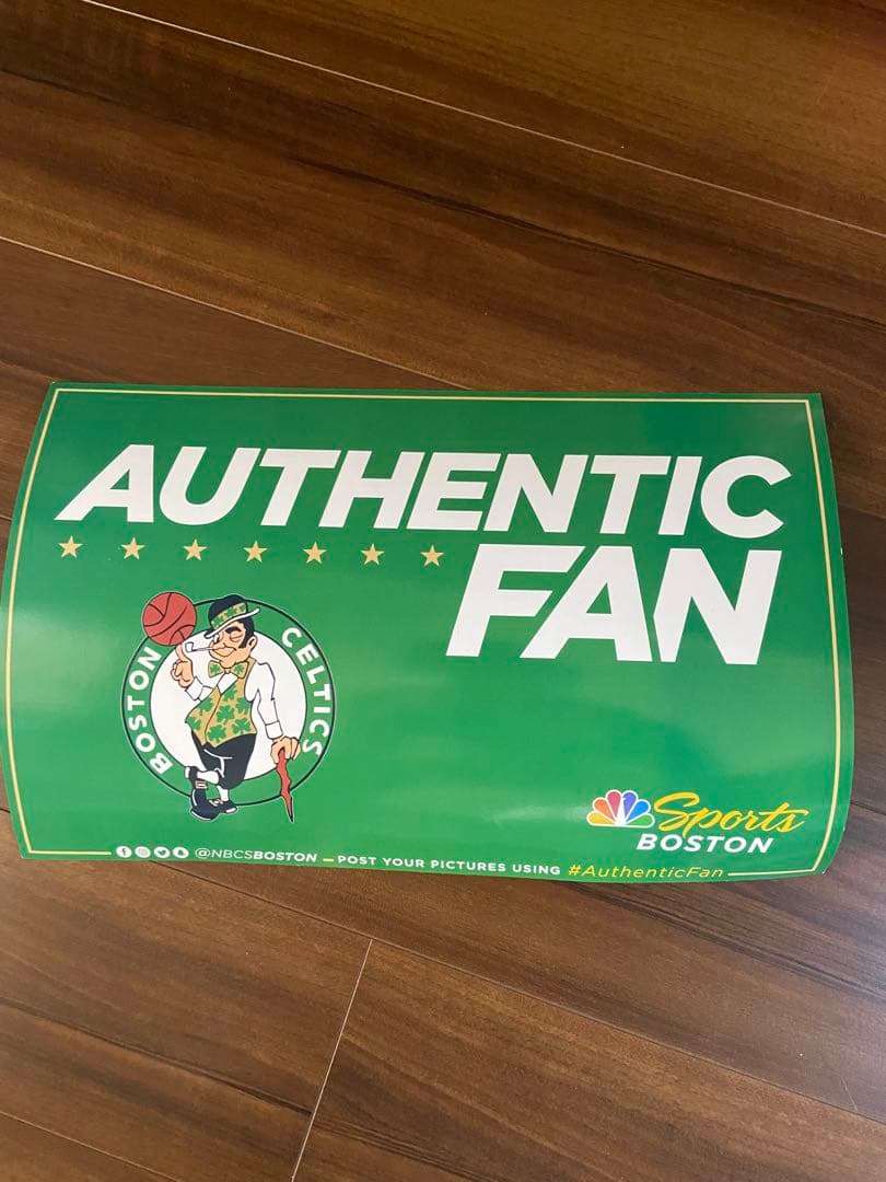 (超激レア品)NBA ボストンセルティックス　トミー・ハインソン記念ゲーム色紙