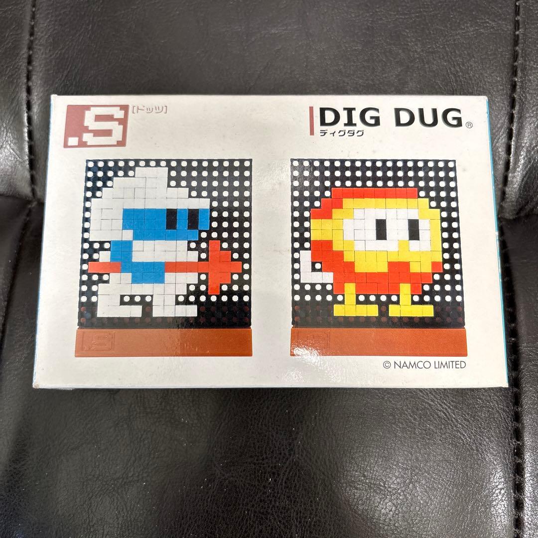 当時物　ドッツ　ディグダグ ゼビウス　インベーダー　ドットキャラクターセット