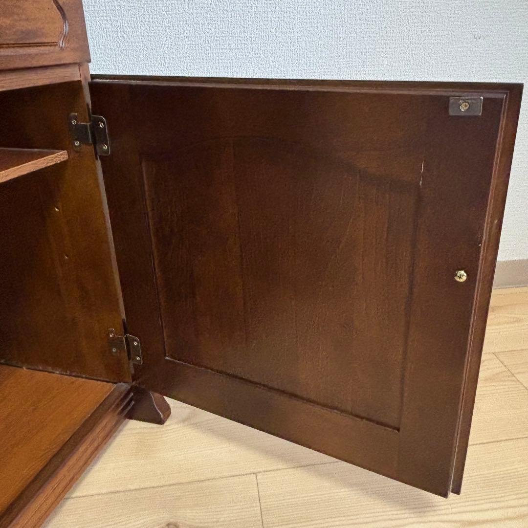 【美品】Karimoku カリモクコロニアル 電話台 サイドキャビネット